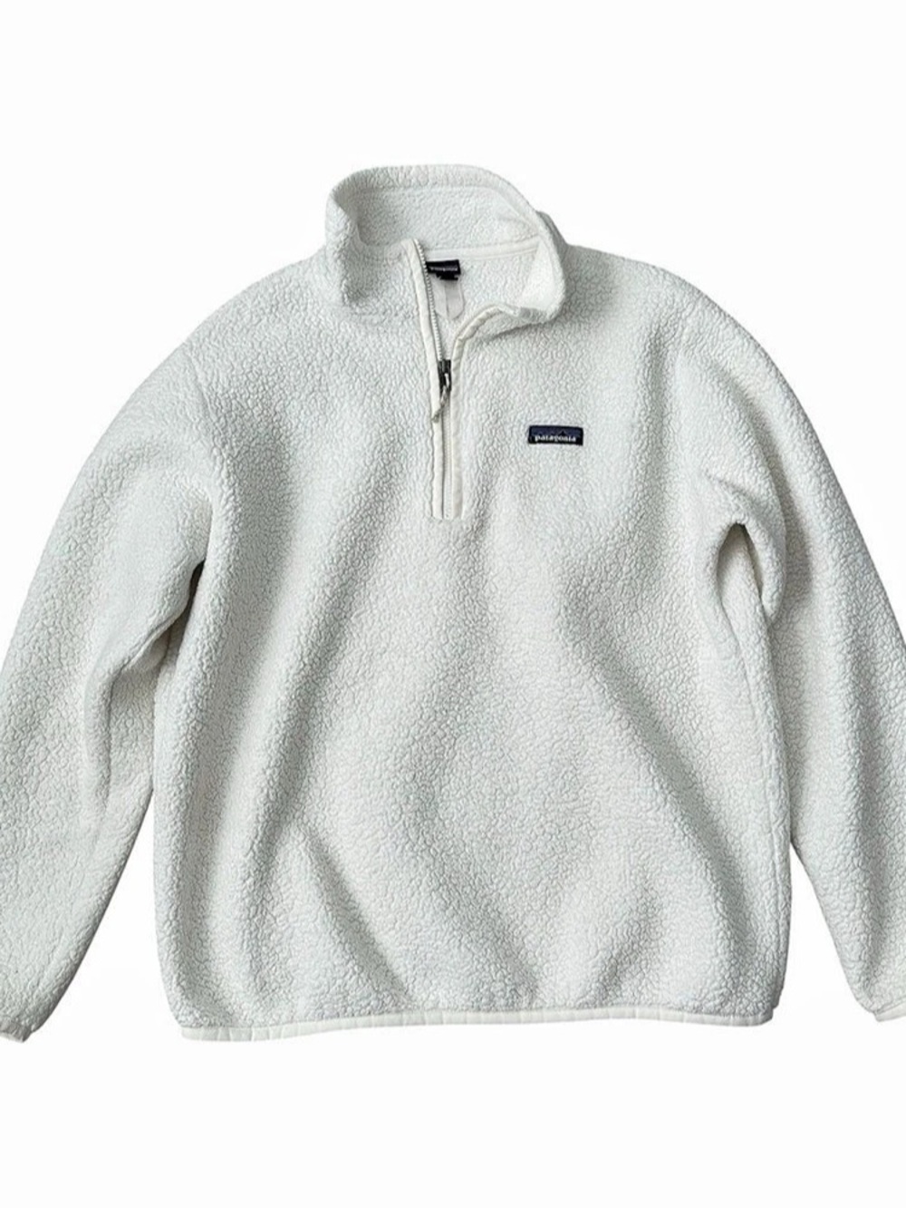 Patagonia Los Gatos 1/4-Zip Fleece White Pullover